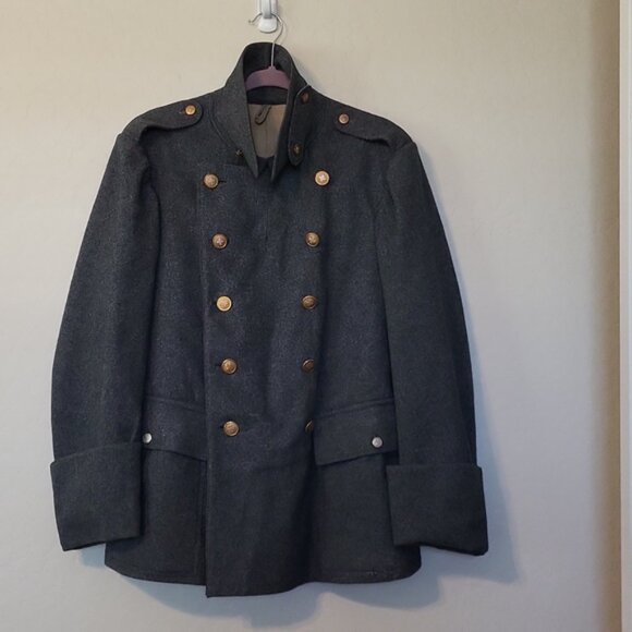 WW1 Swiss Army Medic Pea Coat Military Jacket Switzerland Size Not List - Picture 8 of 16
